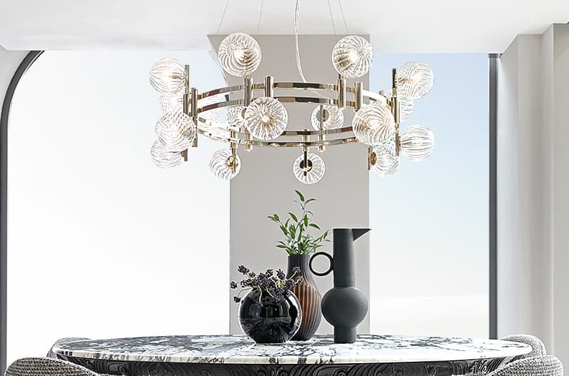 Tris Round Chandelier gallery