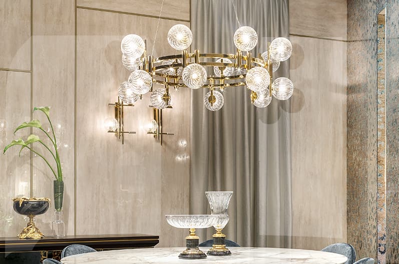 Tris Round Chandelier gallery