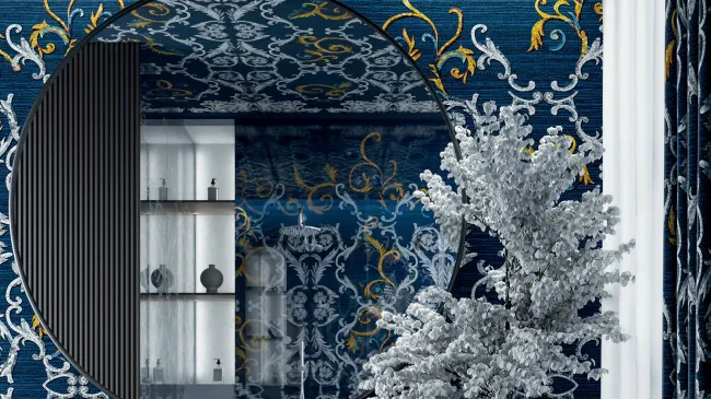 Elegant wallpaper: 5 ideas for different rooms | SICIS