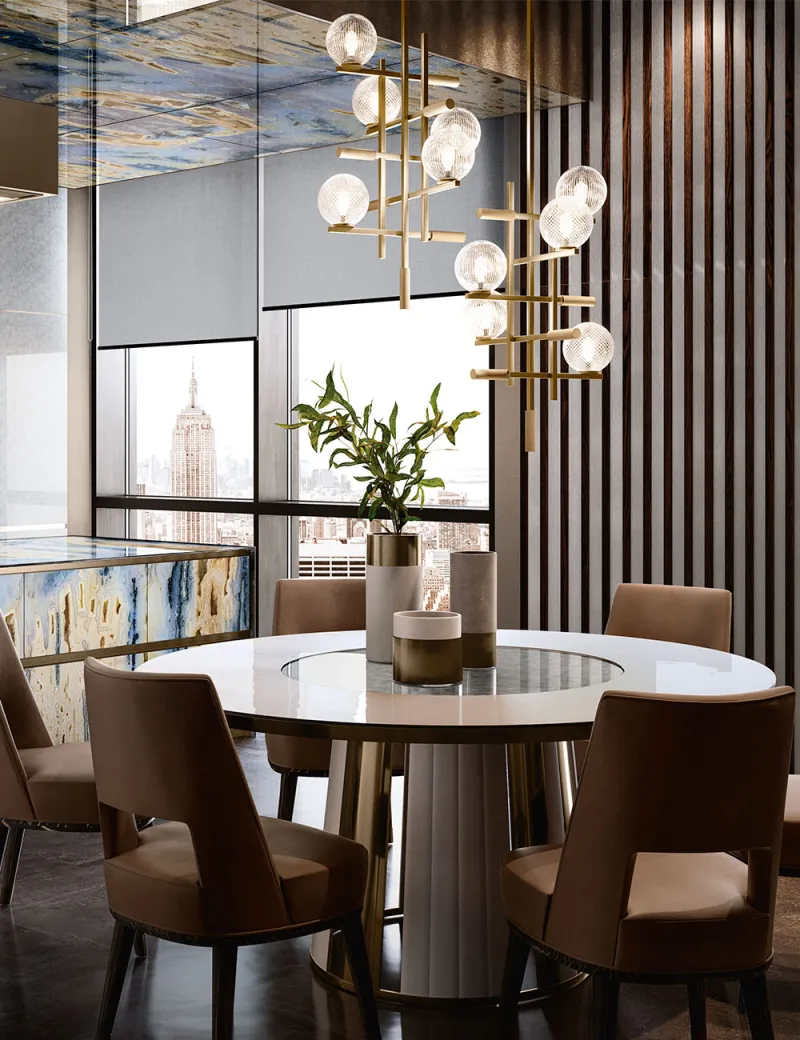 <p><strong>1. Contemporary hanging lamps: luxury and sophistication</strong></p>