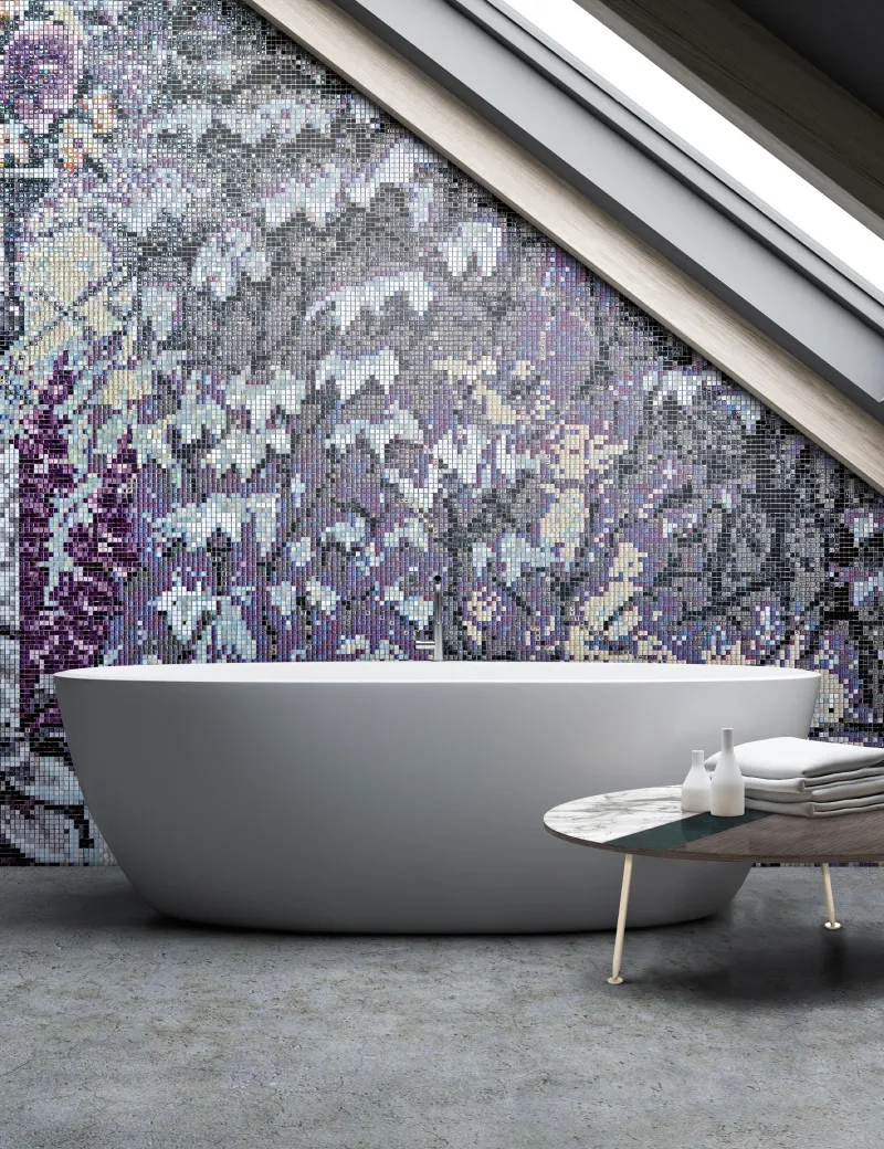 <h2>Bathroom mosaics: infinite choice</h2>
