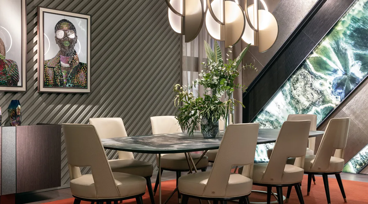 <p><strong>2. The heart of the dining room: the central table</strong></p>