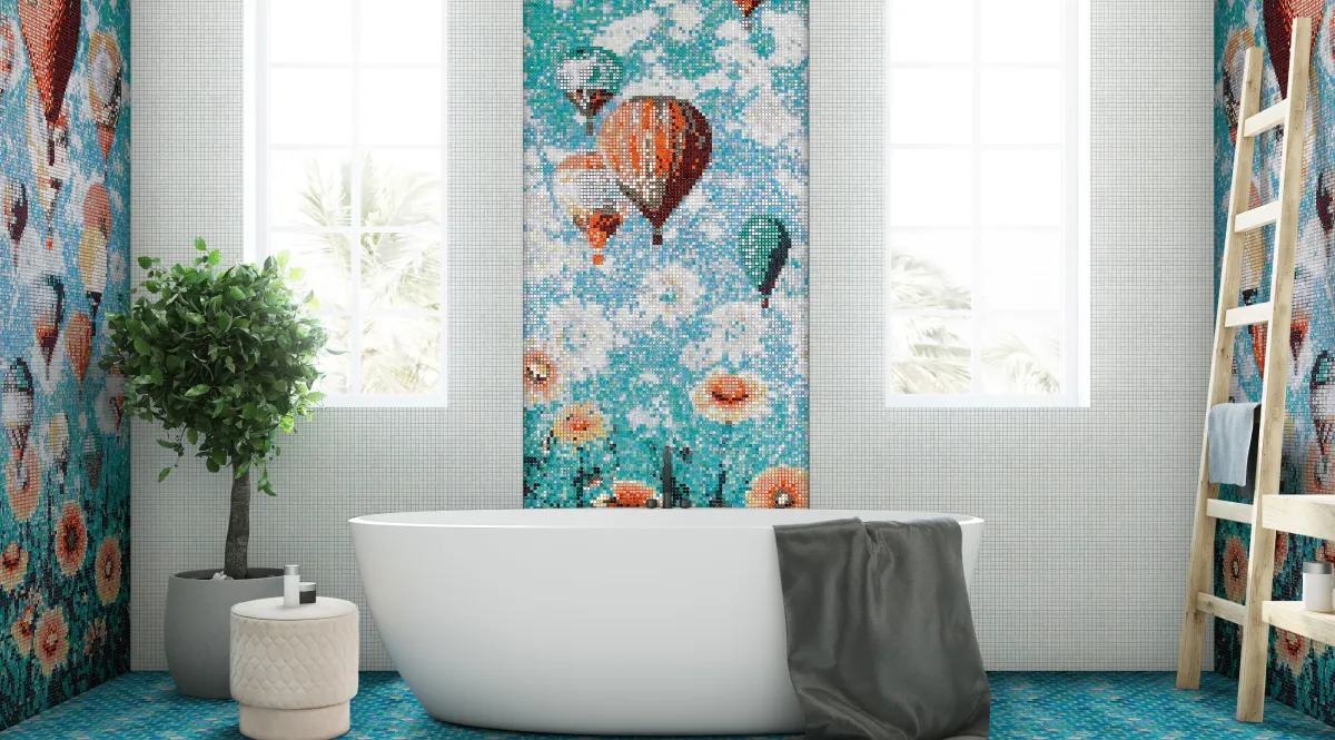 <h2>Alcuni dei nostri mosaici per il bagno</h2>
