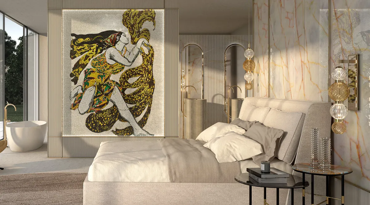 <p><strong>8. The elegance and refinement of mosaic finishes</strong></p>