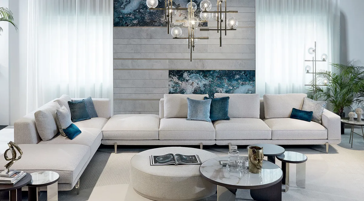 <p><strong>Modern living room lights: imagination and geometry</strong></p>