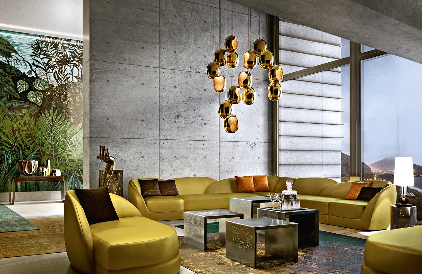 Eccentric and design sofas for a modern living room SICIS Sicis
