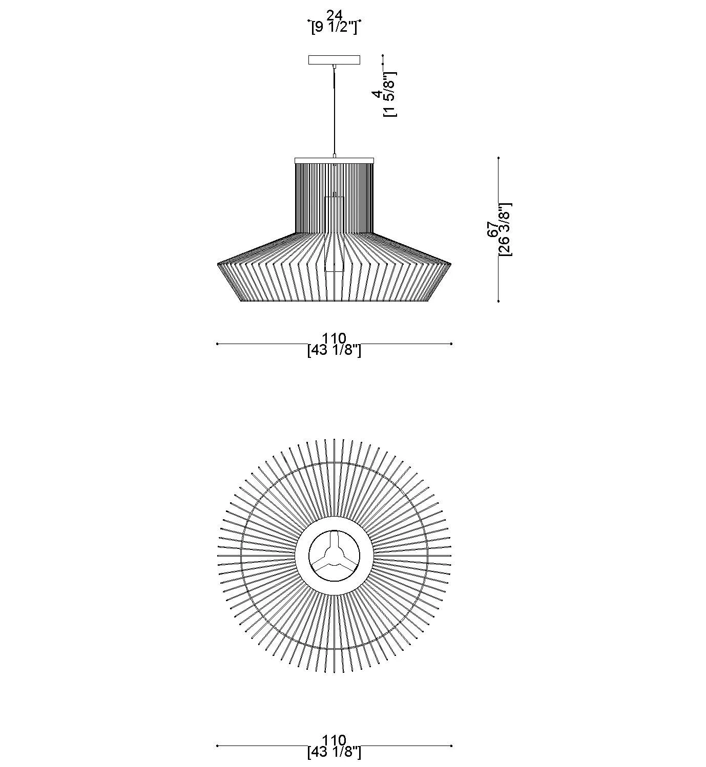 Cage Ceiling Lamp-tec-5670
