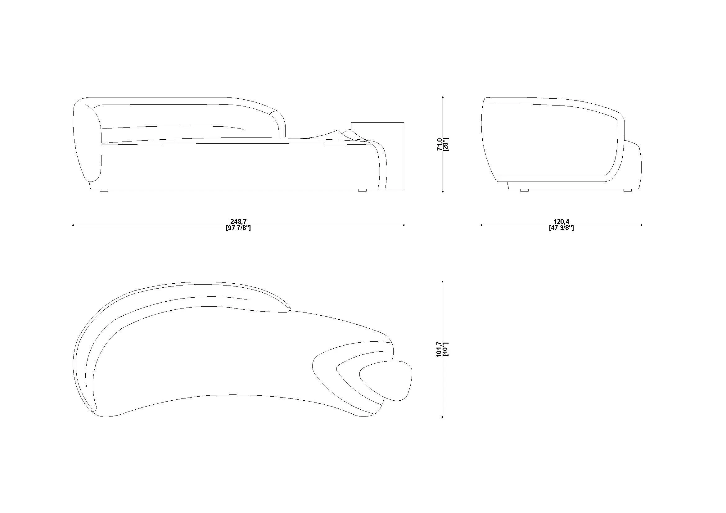 Les Vagues Chaise Longue-tec-5738