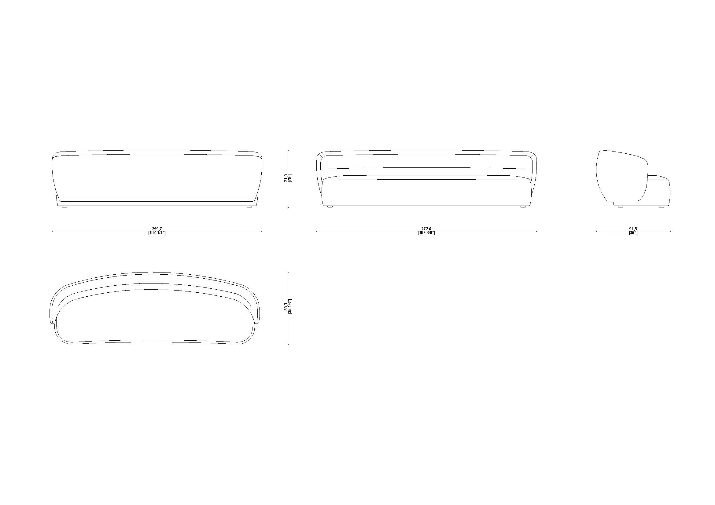 Les Vagues Sofa-tec-5734