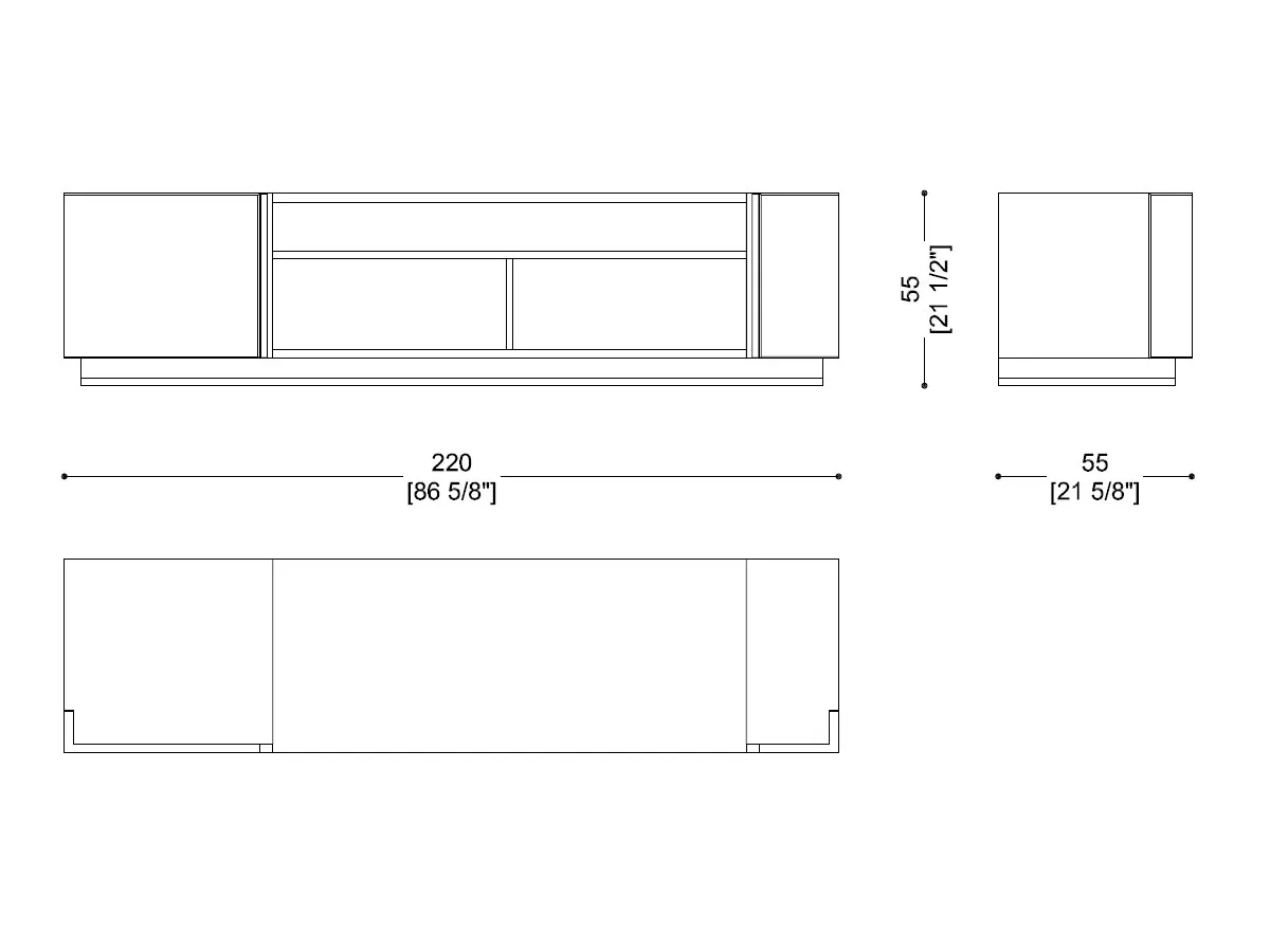 Island TV Cabinet-tec-530