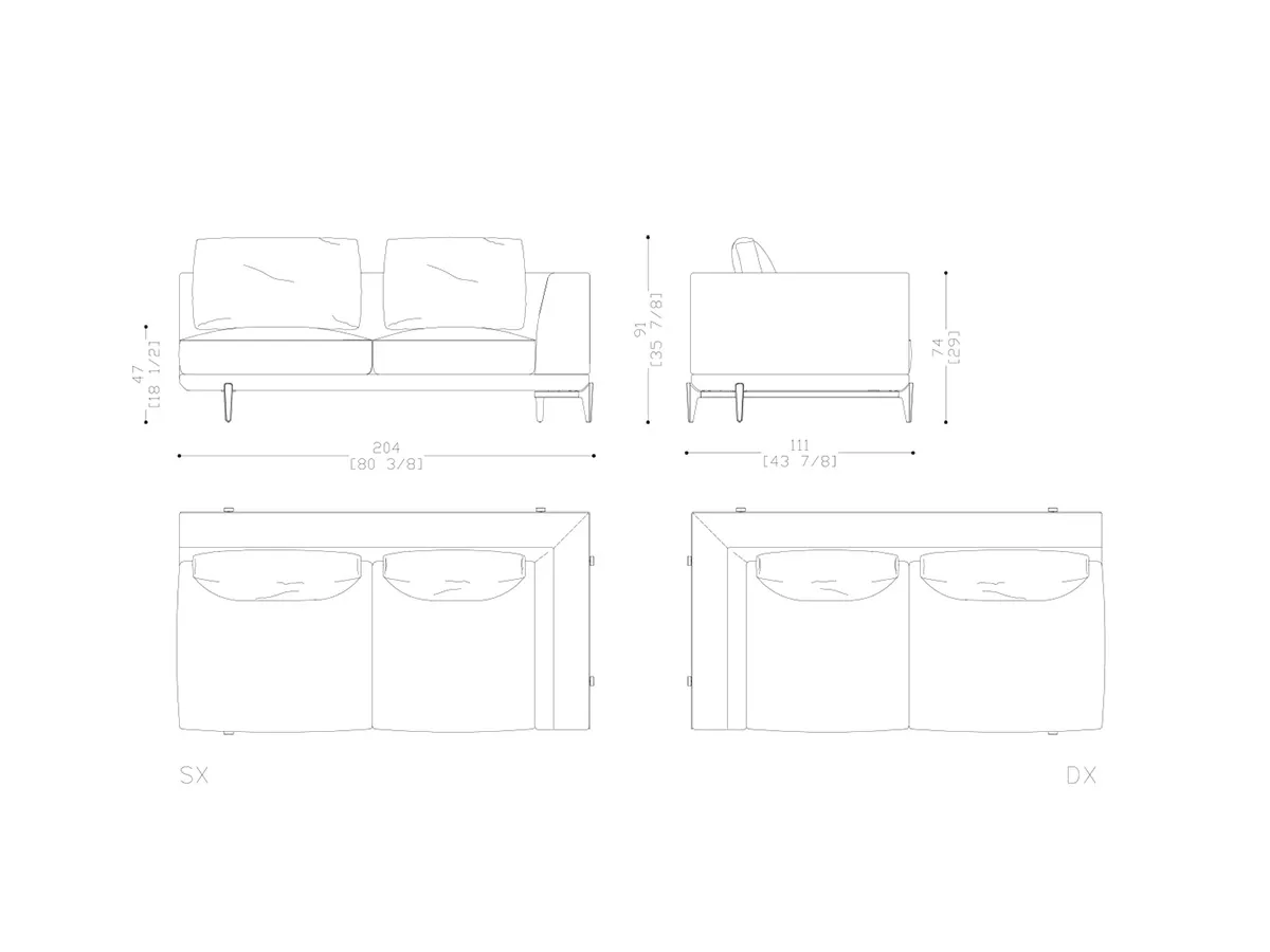 Milton modular sofa-tec-1590