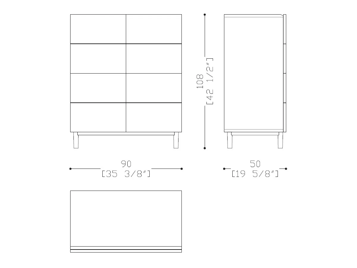 Patchwork Chest of Drawers-tec-588