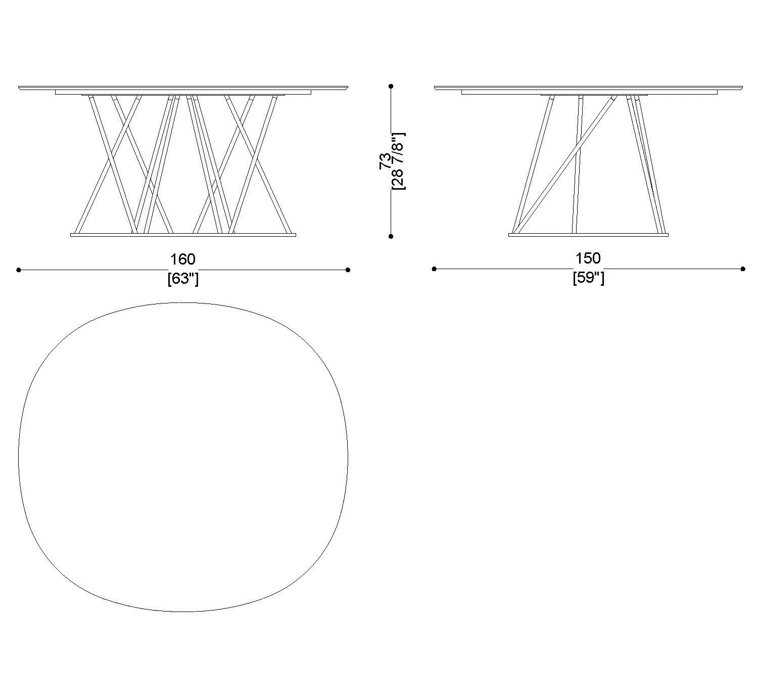 Philippe Rounded Table-tec-6000
