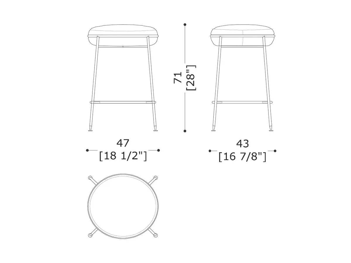 Amaretto Stool-tec-168