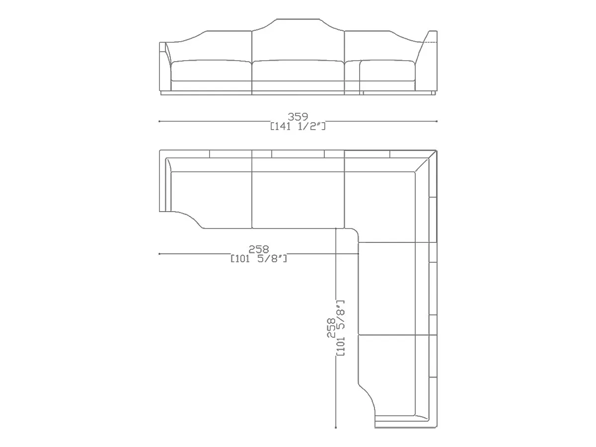 Borgia Modular Sofa-tec-4197