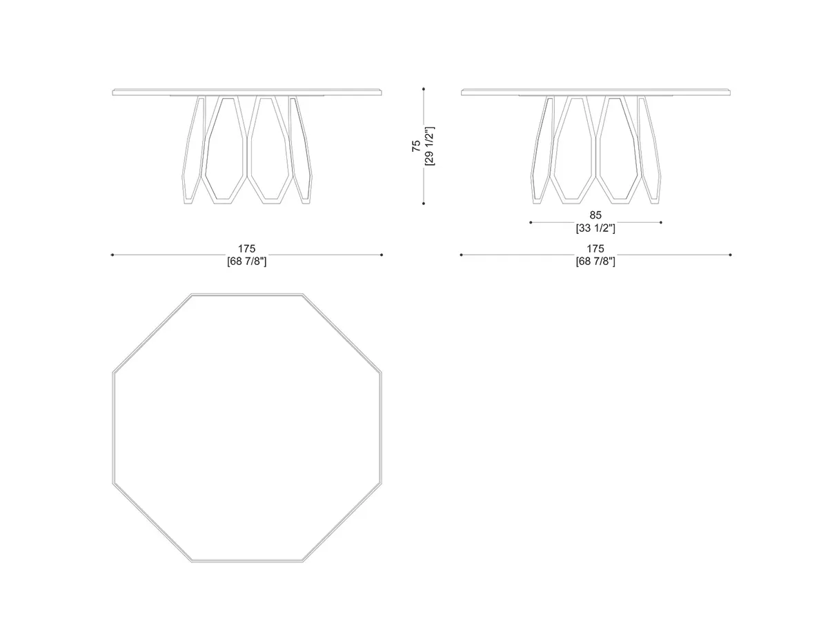 Borgia Octagonal -tec-202