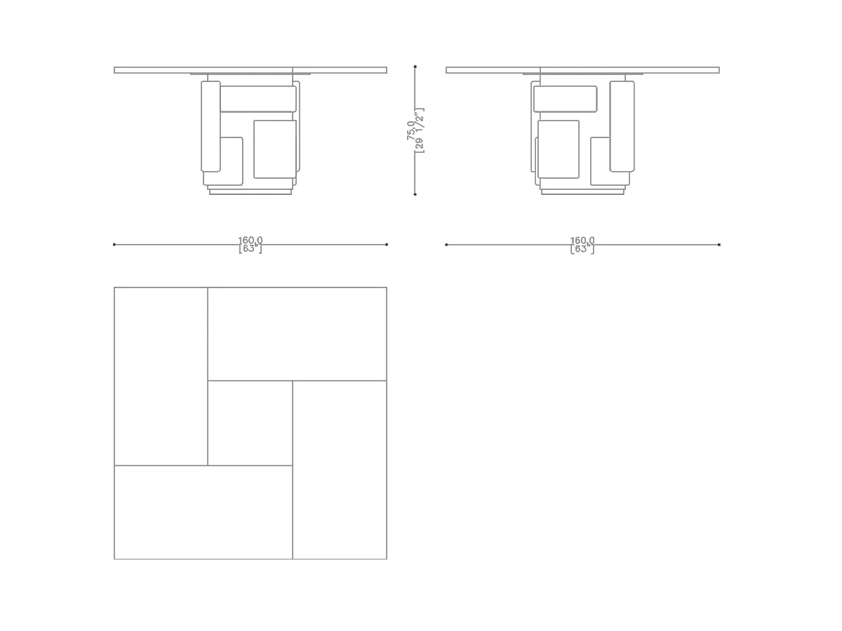 Dalton Square Table-tec-242