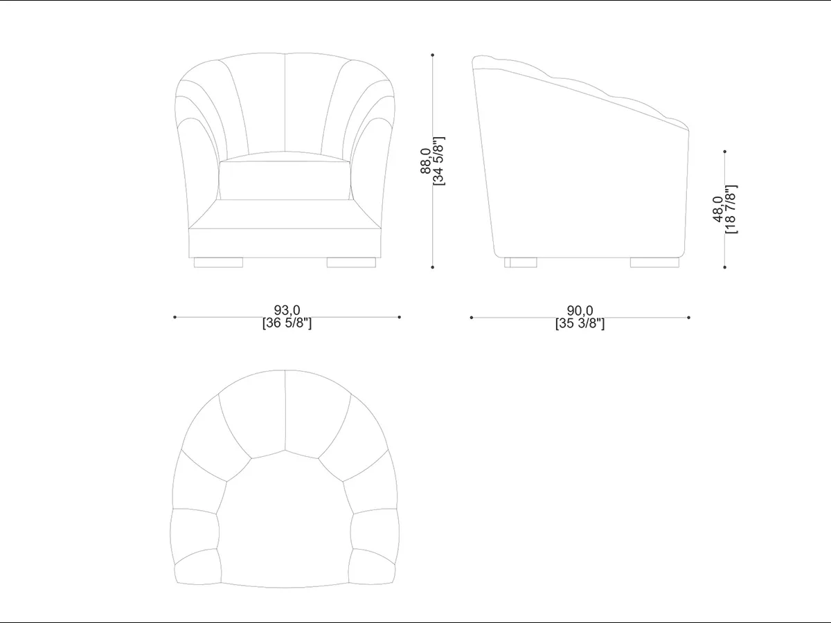 Diamond Armchair-tec-113