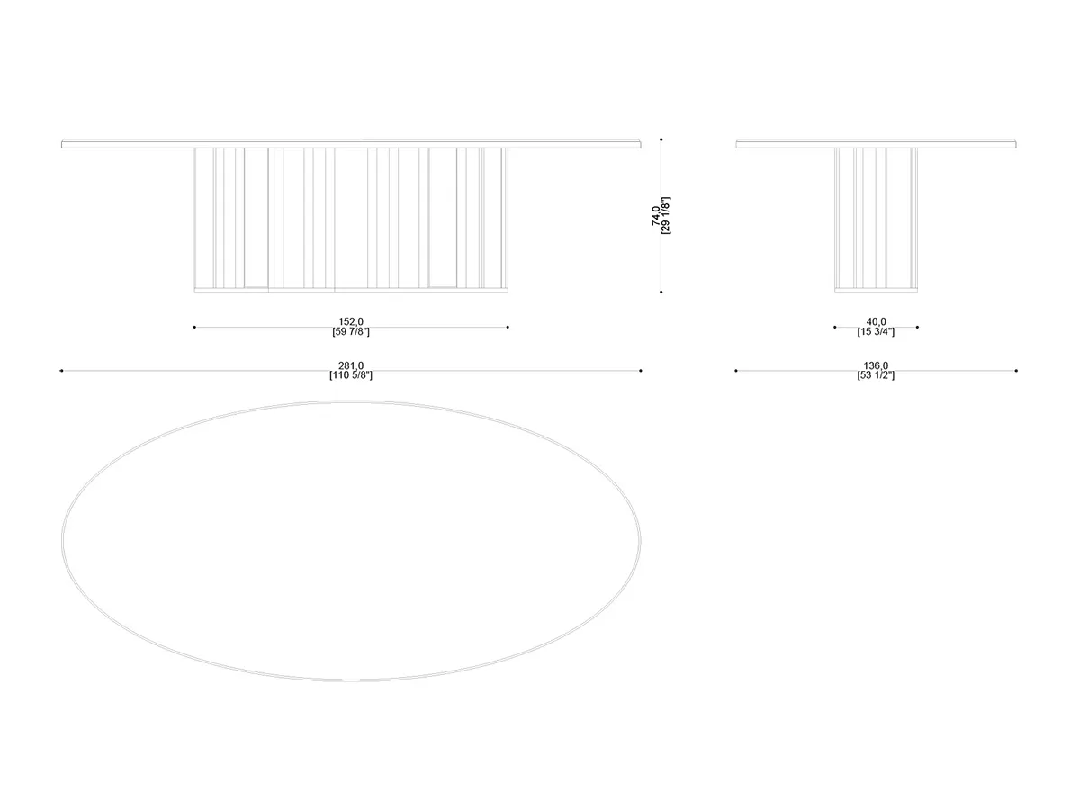 Koro Oval Table-tec-272