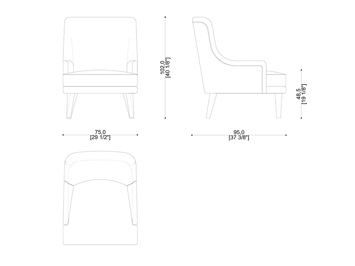 Palladio Armchair-tec-133