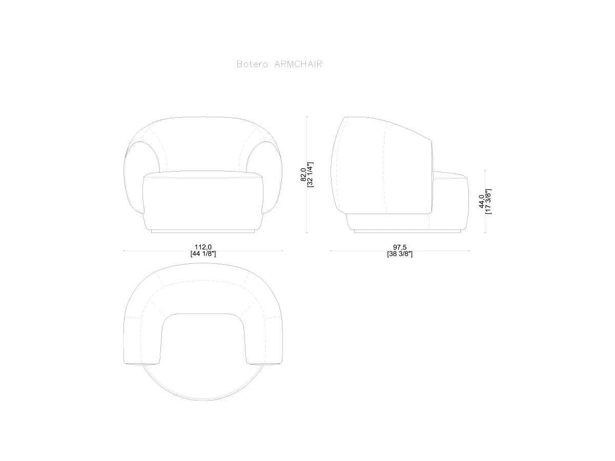 Botero Armchair-tec-3942