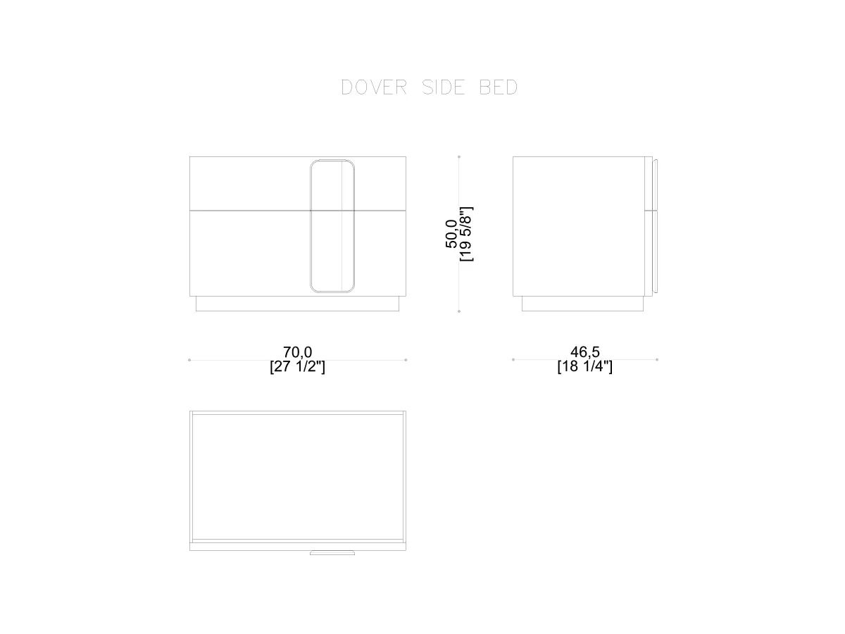 Dover Bedside Table-tec-3966