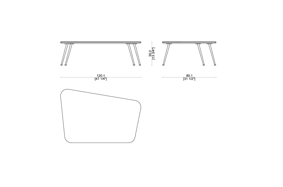 Filicudi Outdoor coffee table-tec-4055