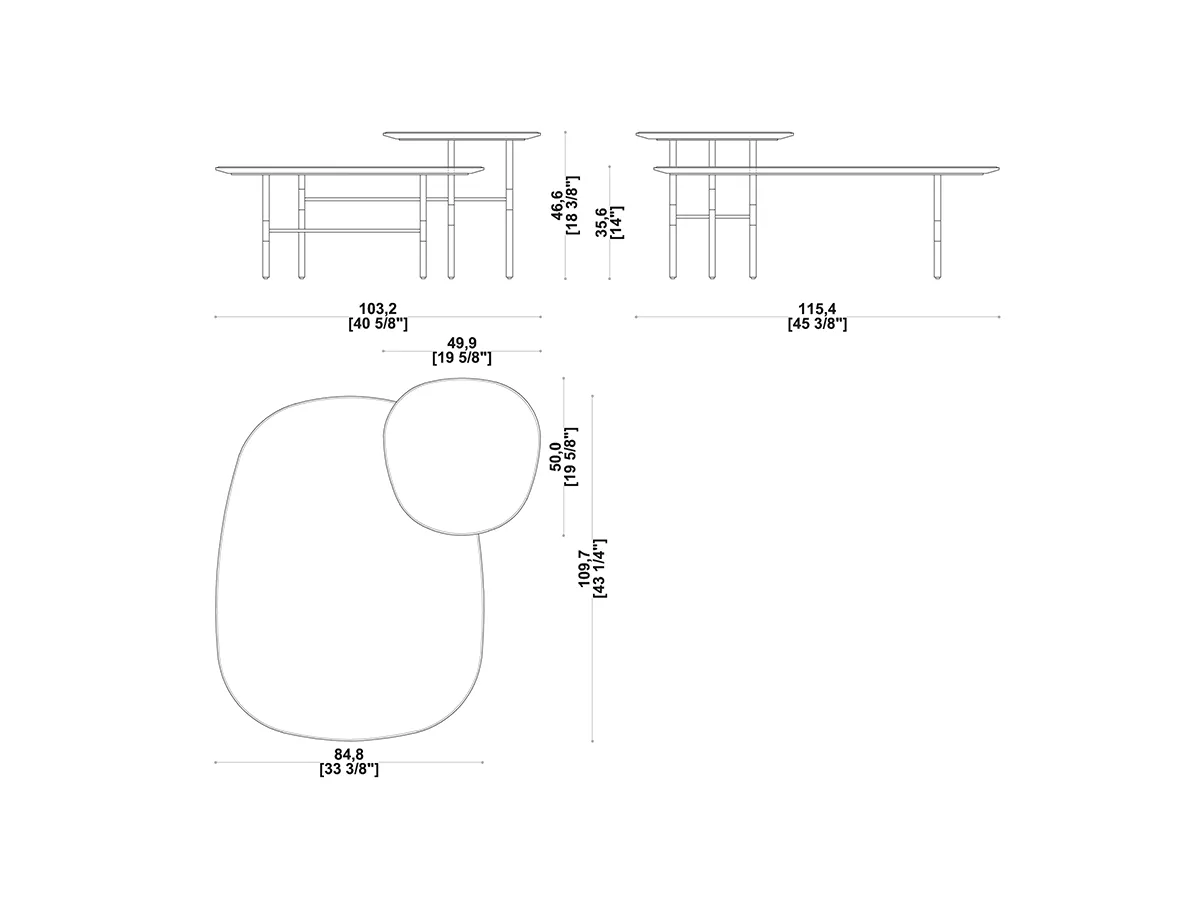 Jupiter Low Double Table-tec-4047