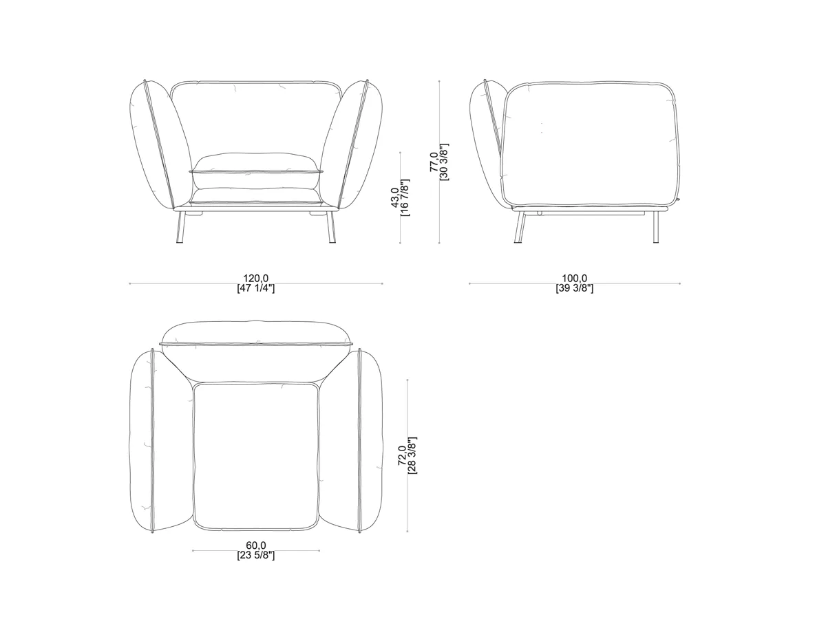 Lipari Outdoor armchair-tec-4014