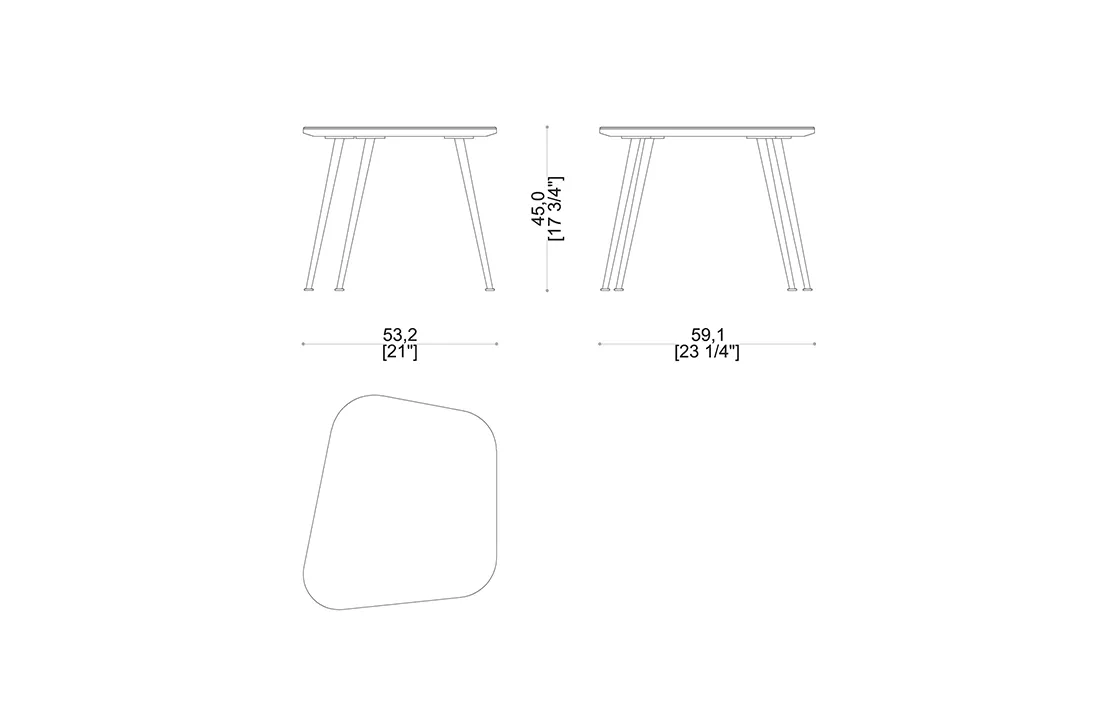 Filicudi Outdoor side Table-tec-4108