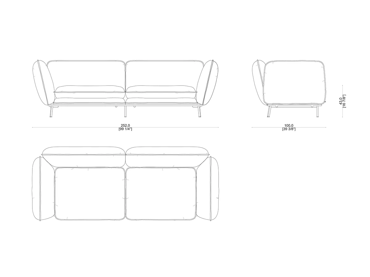 Lipari Outdoor sofa-tec-4006