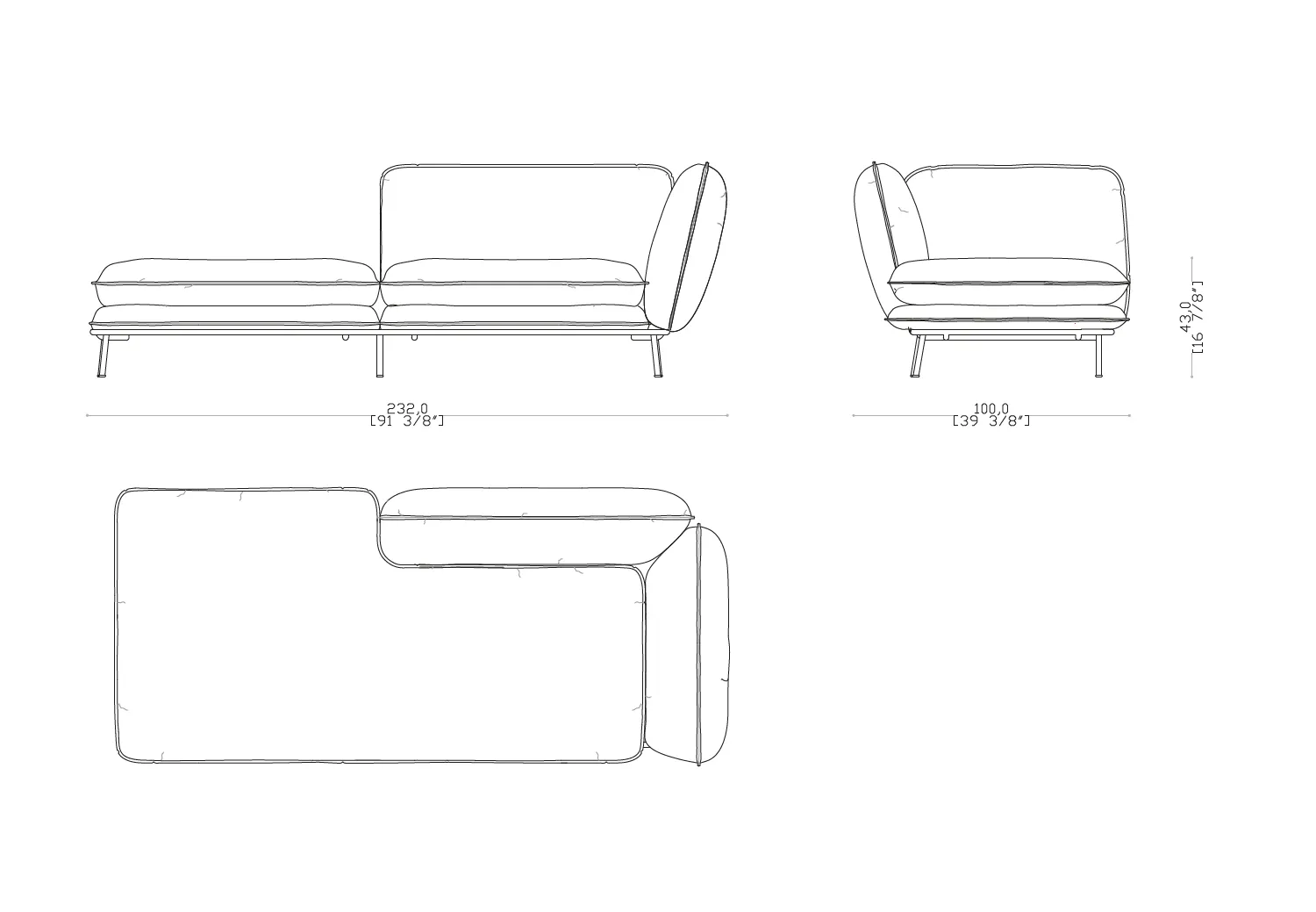 Lipari Outdoor Chaise Longue-tec-4168