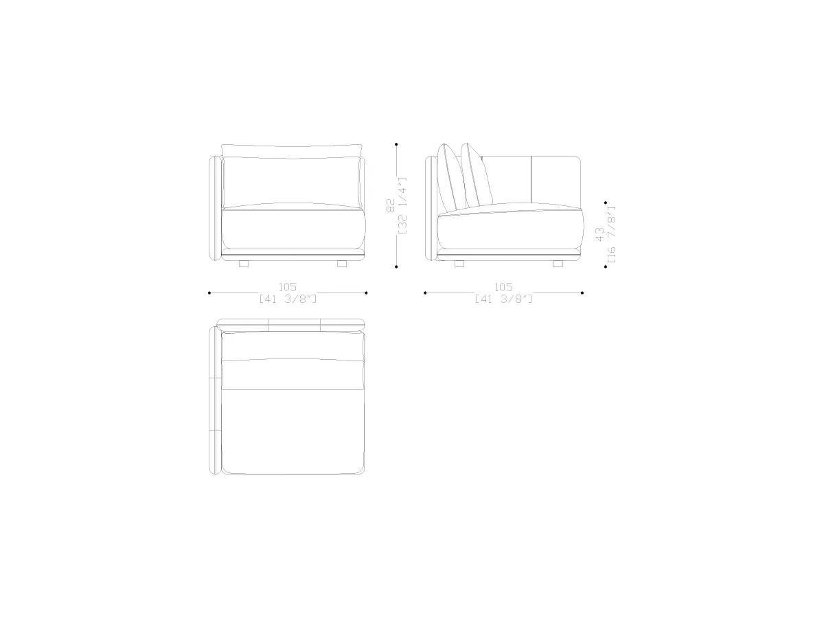 Island Modular Sofa-tec-4436