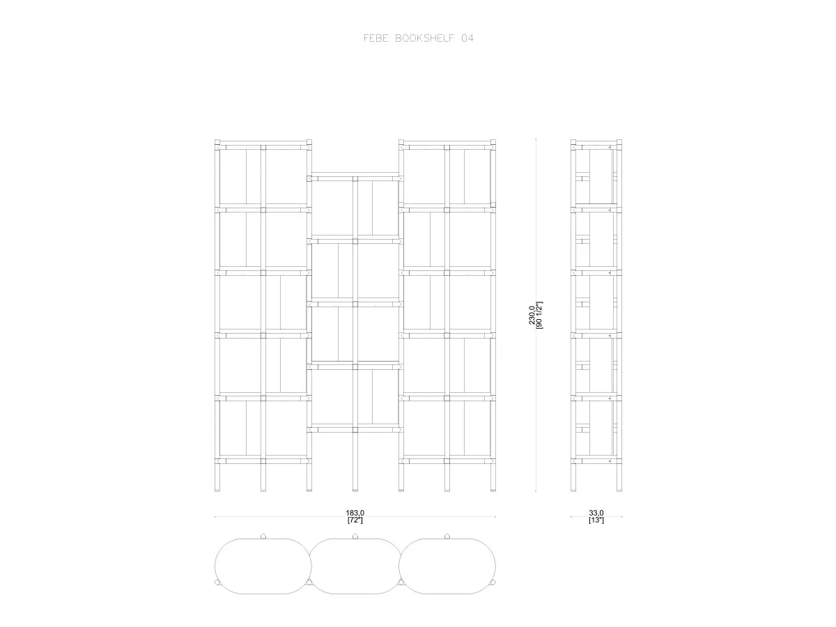 Febe Bookshelf-tec-4071