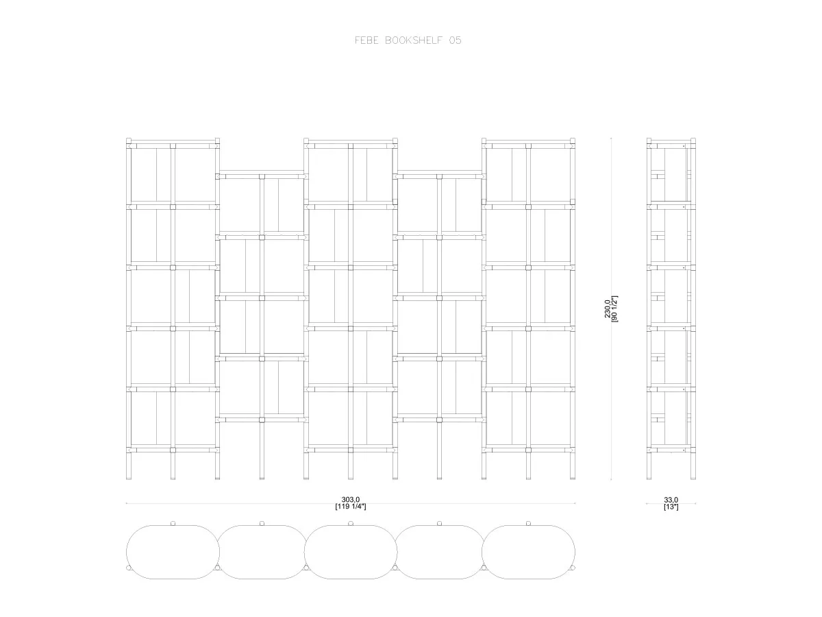 Febe Bookshelf-tec-4072