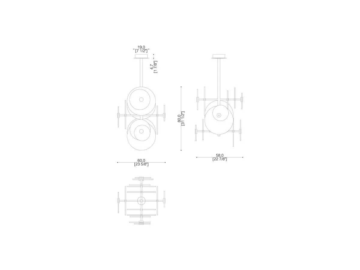 Andromeda Ceiling Lamp-tec-381