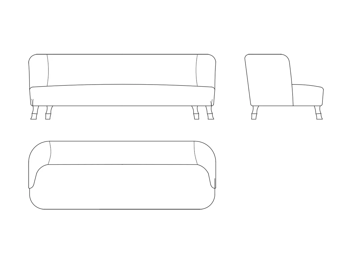 Siam Settee Sofa-tec-67