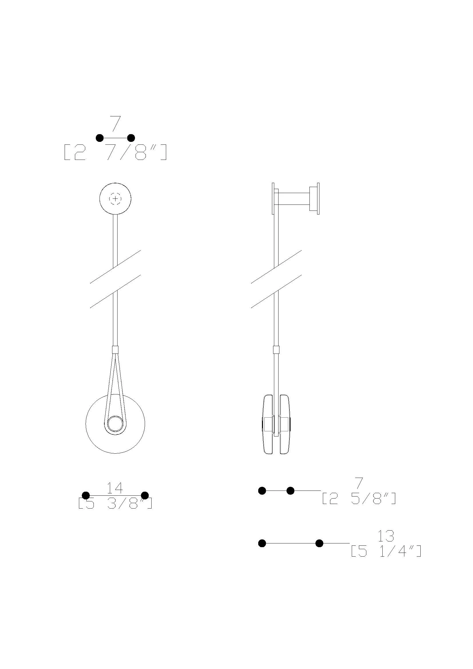 Yo-yo Wall Sconce-tec-5635