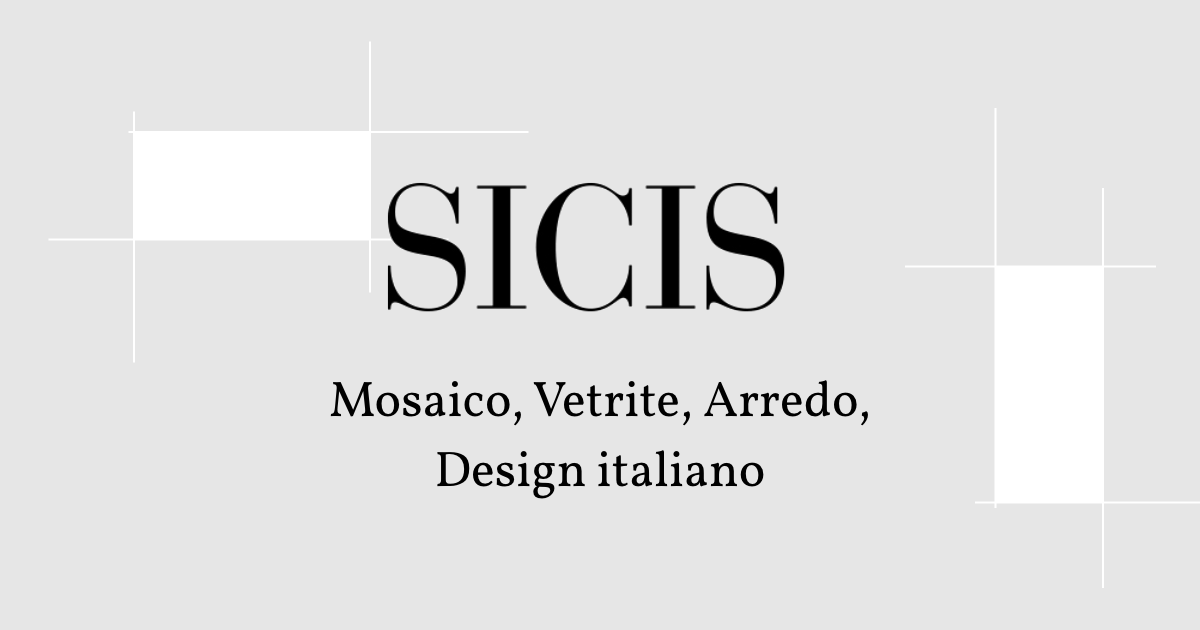 SICIS: Italian Mosaics Vetrite Marble and Home Collection✌